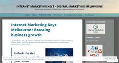 Desktop Screenshot of internet-marketing-keys.com