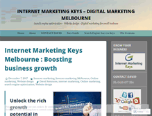 Tablet Screenshot of internet-marketing-keys.com